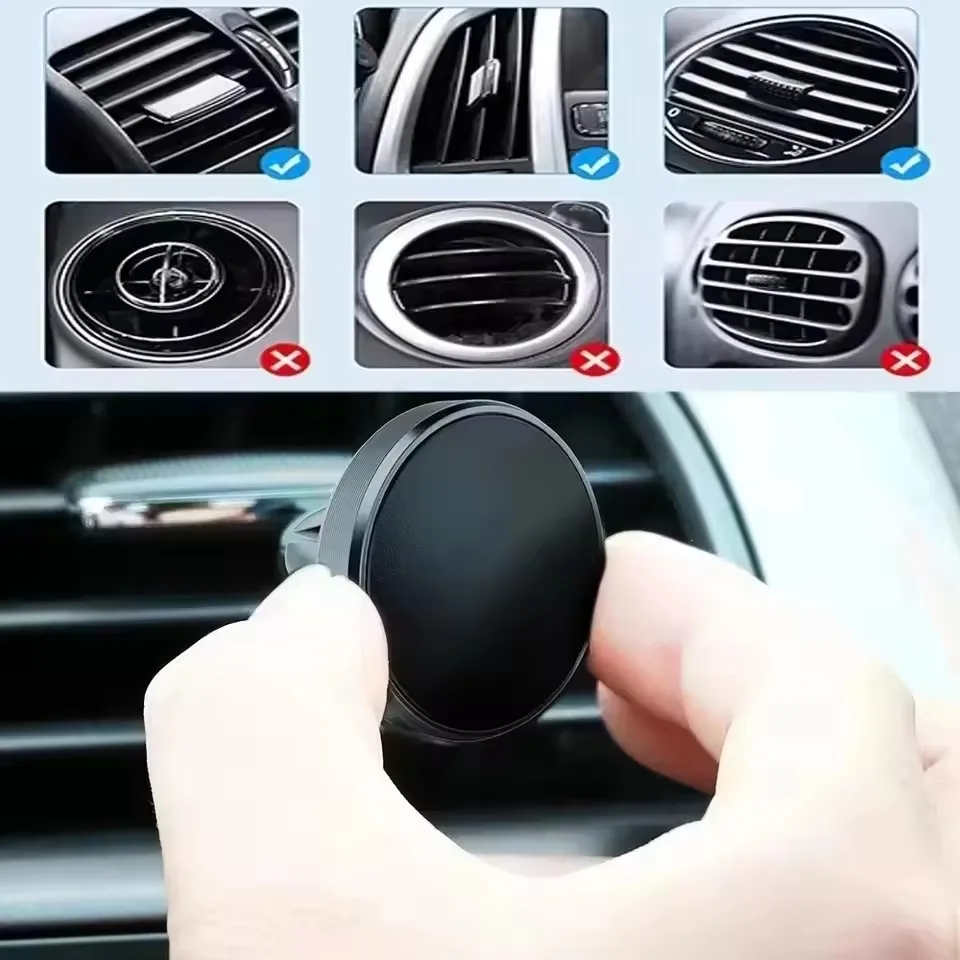ที่ยึดโทรศัพท์ในรถยนต์แบบแม่เห - Magnetic Phone Holder For Car Vent บทวิจารณ์และราคา