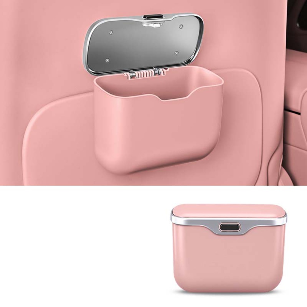 ถังขยะในรถยนต์อเนกประสงค์พร้อม - Waterproof Car Trash Can With Lid บทวิจารณ์และราคา