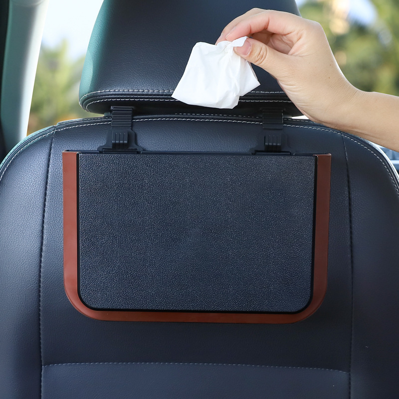 กันน้ำแบบพกพาอเนกประสงค์แบบแขว - Waterproof Car Trash Can With Lid บทวิจารณ์และราคา